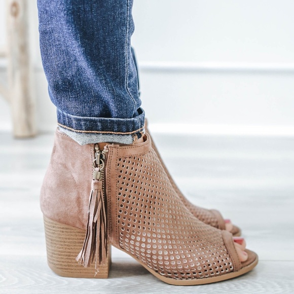 Shoes - 'Tamra' Tassel Booties